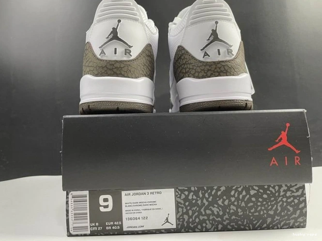 Rep Husky Mocha 136064-122 (2018) Jordan Retro 3 Air 0721